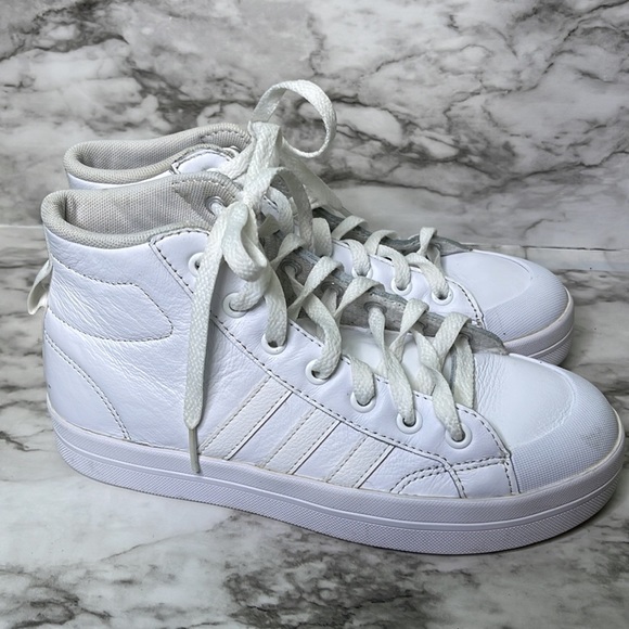 adidas neo Bravada Mid 'White' size 5.5, almost new - Picture 6 of 9